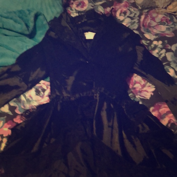 Black gothic coat - Picture 1 of 8